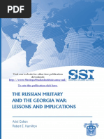 Download The Russian Military and the Georgia War Lessons and Implications by SSI-Strategic Studies Institute-US Army War College SN61970614 doc pdf