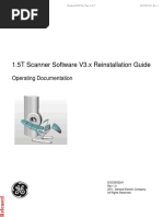 1.5T Scanner Software V3.x Reinstallation Guide Operating Documentation