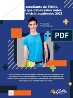 Folleto - Checklist - Estudiante - Primeringreso - Propuesta 2023