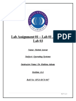 LAB ASSIGNMENT 01 OS Lab 1,2,3
