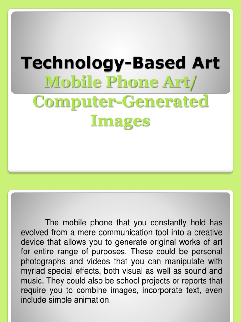 Technology Based Art John PDF