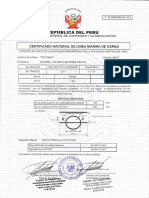 Certificado Linea Maxima Carga - Tocache Ii