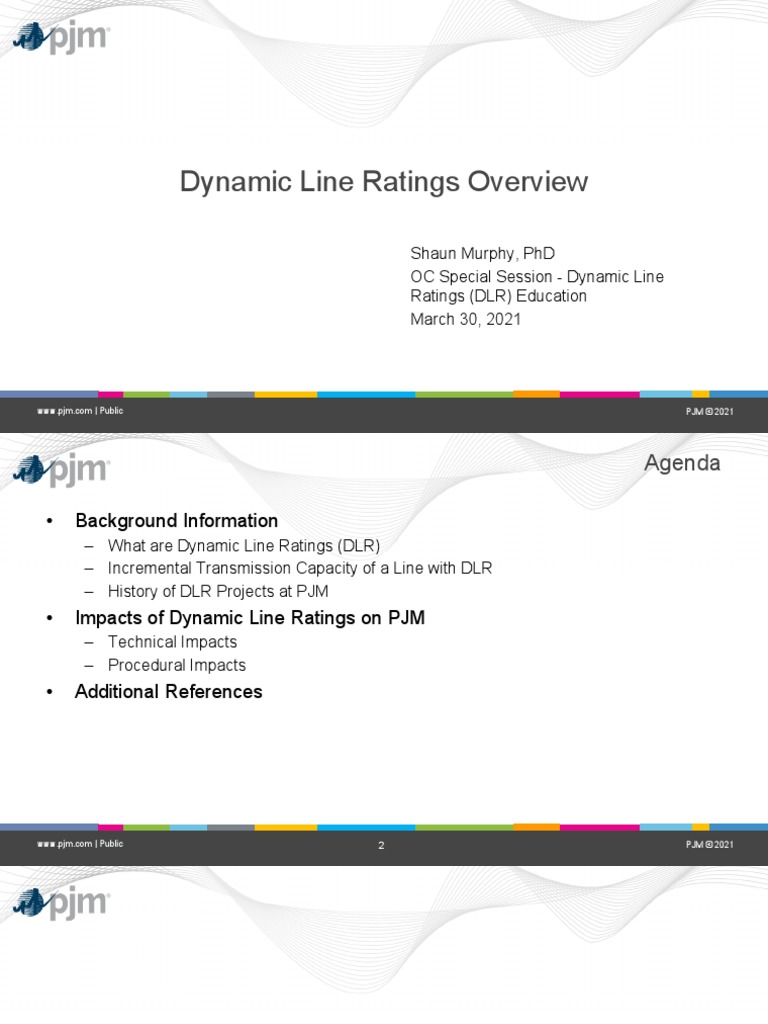 Dynamic Line Ratings Overview | PDF | Electric Power Transmission ...