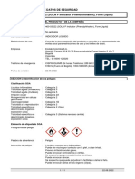 Hoja de Datos de Seguridad 460-S0222 (SOLN P Indicator (Phenolphthalein), Form Liquid)