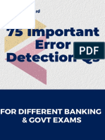75 Most Important Error Detection Questions