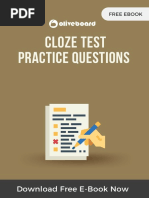 Bank Exam Cloze Test Qs