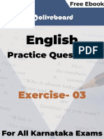 English Practice Qs Ex 3 Ebook For KPTCL KAS PSI KPC SDA FDA PDO
