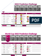 World Cup 2022 Qatar Prediction Template