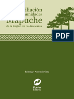 La Conciliacion en Las Comunidades Mapuche