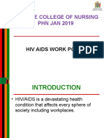 HIV AIDS WORK POLICY