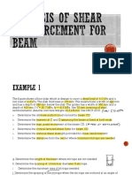 Analysis of Shear Reinforcement For Beam
