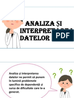 Analiza Si Interpretarea Datelor