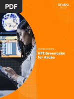 SO - HPE GreenLake For Aruba