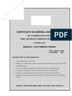 Cert. in General Agriculture -Fish Farming Theory-2 Edited