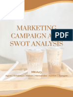 Marketing Campaign Program and SWOT Analysis