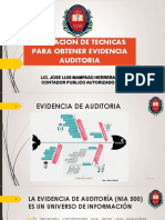 Tecnicas para Optencion de Evidencia