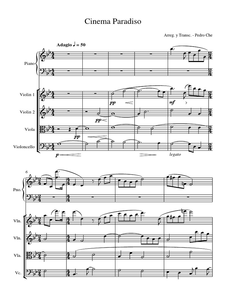 Score Pdf Bowed Instruments Musical Instruments