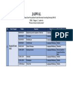 Jadwal Keg Sosialisasi Pik R