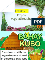 Vegetables in Bahay Kubo Song