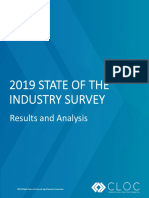 CLOC 2019 State of The Industry FINAL