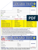 Star Award Test-1
