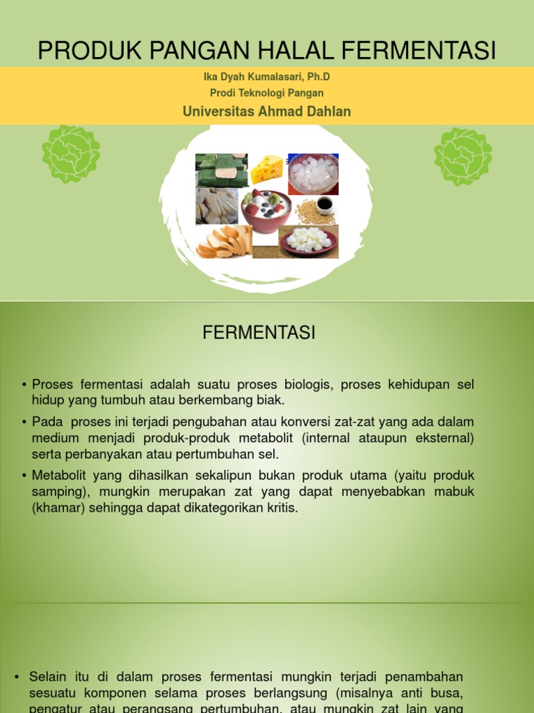 Kemajuan Teknologi Pangan Fermentasi di Tahun 2024: Meningkatkan Kualitas dan Keseimbangan Nutrisi
