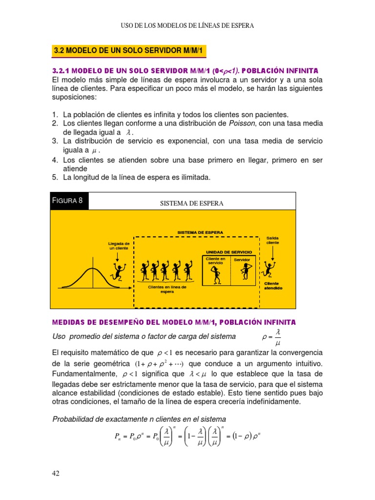 5.3Población Infinita Un Servidor, Cola Infinita. | PDF