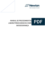 Manual de Procedimentos Dos Laboratórios Básicos e Normas de Biossegurança