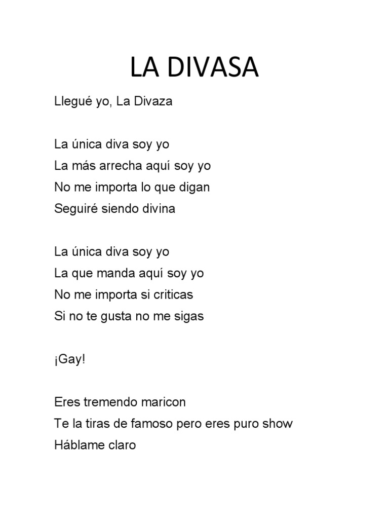 La Divasa | PDF
