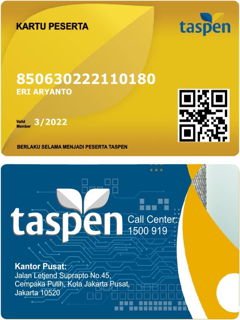 KARTU TASPEN PAK ERI Revisi PDF
