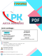 Company Profile LPK Arya Mandiri