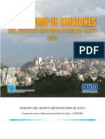 Inventario Emisiones Distrito Metropolitano de Quito - 03