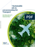 The Role of Sustainable Aviation Fuels in Decarbonizing Air Transport