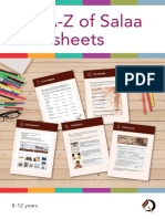 A-Z of Salaa Worksheets