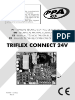 Manual técnico central de comando Triflex Connect 24V