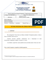 Agosto - 5 - Ano - EF - Estudo Aplicado de Língua Portuguesa