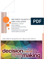Group Final Presentation of Decison Making
