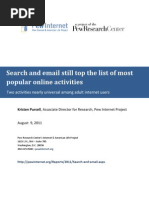 PIP Search and Email Internet Survery May 2011