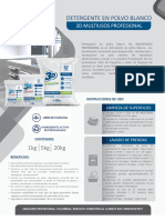 Ficha Técnica Detergente Multisuos 3D Polvo Blanco.