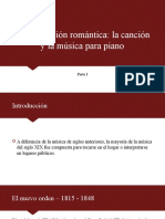 La Generación Romántica Parte I