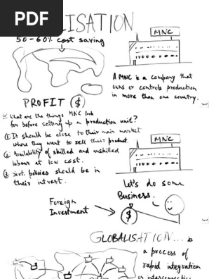 Globalization doodle notes