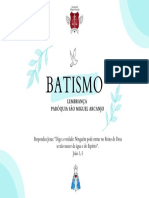 Etiqueta - Batismo