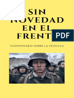 Cuestionario Sin Novedad en El Frente