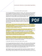 1.2.1 Los Medios de Comunicación Social en La Sociedad Capitalista Actual 6