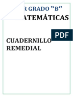 1° Matematicas - Cuadernillo Remedial - Alumno