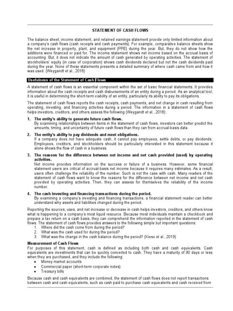 Understanding Cash Flow Statements | PDF | Cash Flow Statement | Expense