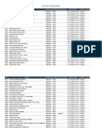 Lista de Transacciones