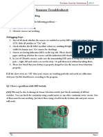 Techno Gravity Solutions 2011 Sensors Troubleshoot