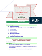 Flow Chart of Probability Distributions