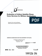 Silo - Tips - Evaluation of Iridium Satellite Phone Voice Services For Military Applications